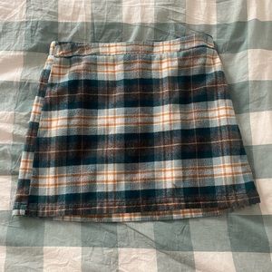 American Eagle Flannel Mini Skirt